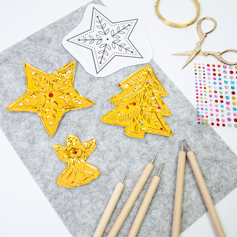 DIY Gold Foil Art Relief Chris - огляд і ціна Art Craft Paper