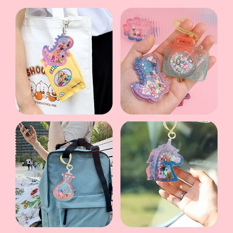 Kids DIY Crystal Glue Key chai - огляд і ціна Art Craft Kits For Kids