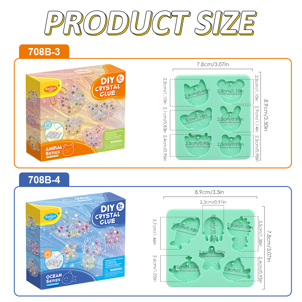 Kids DIY Crystal Glue Key chai - огляд і ціна Art Craft Kits For Kids