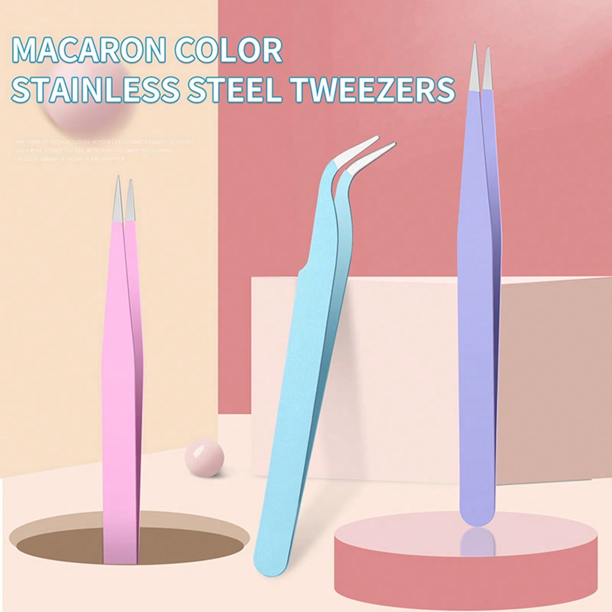 LUSLUKING Nail Art Tweezers Se - огляд і ціна Art Craft & Architecture