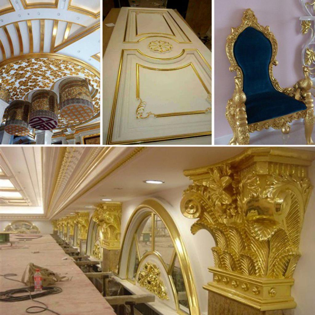 Imitation Golden Leaf Gold Foi - огляд і ціна Art Craft Leaves