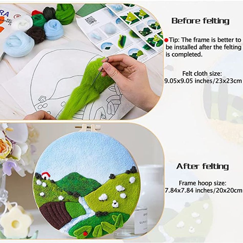 DIY Wool Embroidery Kit Creati - огляд і ціна Art Craft Ideas For Kids