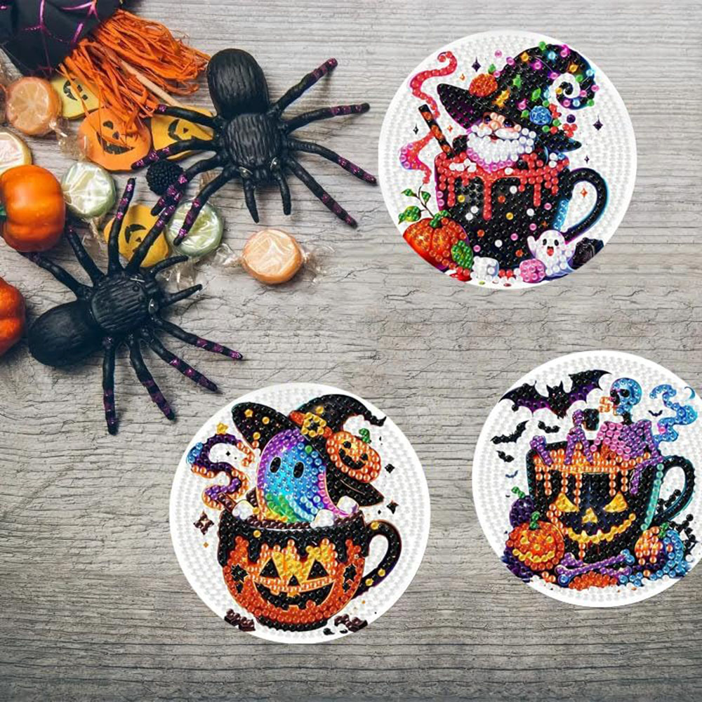 8PCS 5D Halloween Gnome Diamon - огляд і ціна Art Craft Halloween