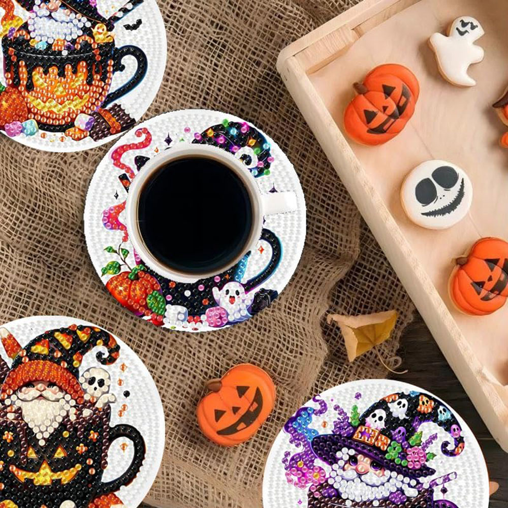8PCS 5D Halloween Gnome Diamon - огляд і ціна Art Craft Halloween