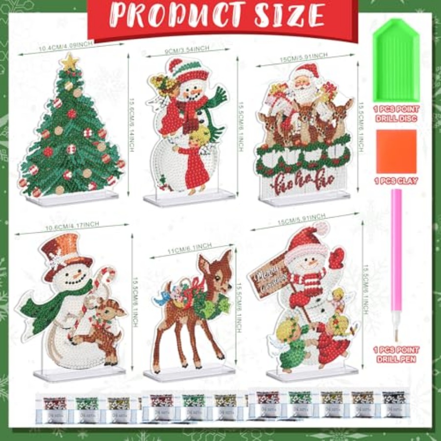 6 Pcs Diamond Painting Desktop - огляд і ціна Diamond Painting Kit