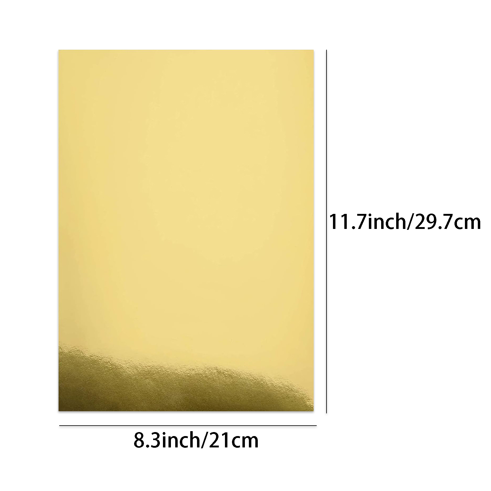10 Sheets A4 Size Metallic Gol - огляд і ціна Art Craft Paper