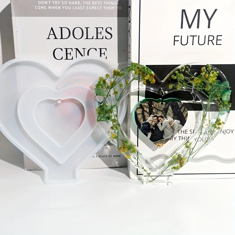 Heart Resin Molds, 2 Pieces Lo - огляд і ціна Art Craft Love