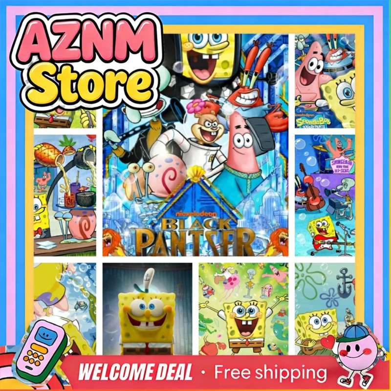 1pc SpongeBob SquarePants Cart - огляд і ціна Diamond Painting Kit