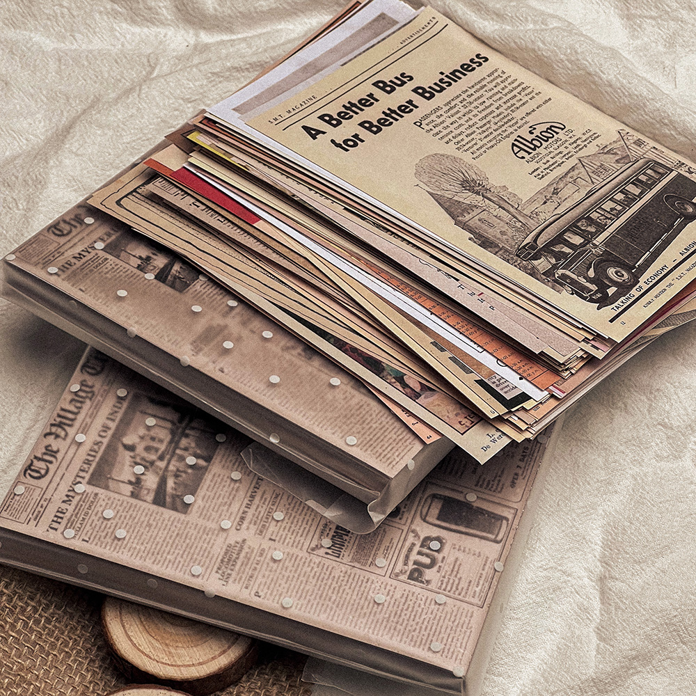 118Pcs Vintage Old Newspaper C - огляд і ціна Art Craft Halloween