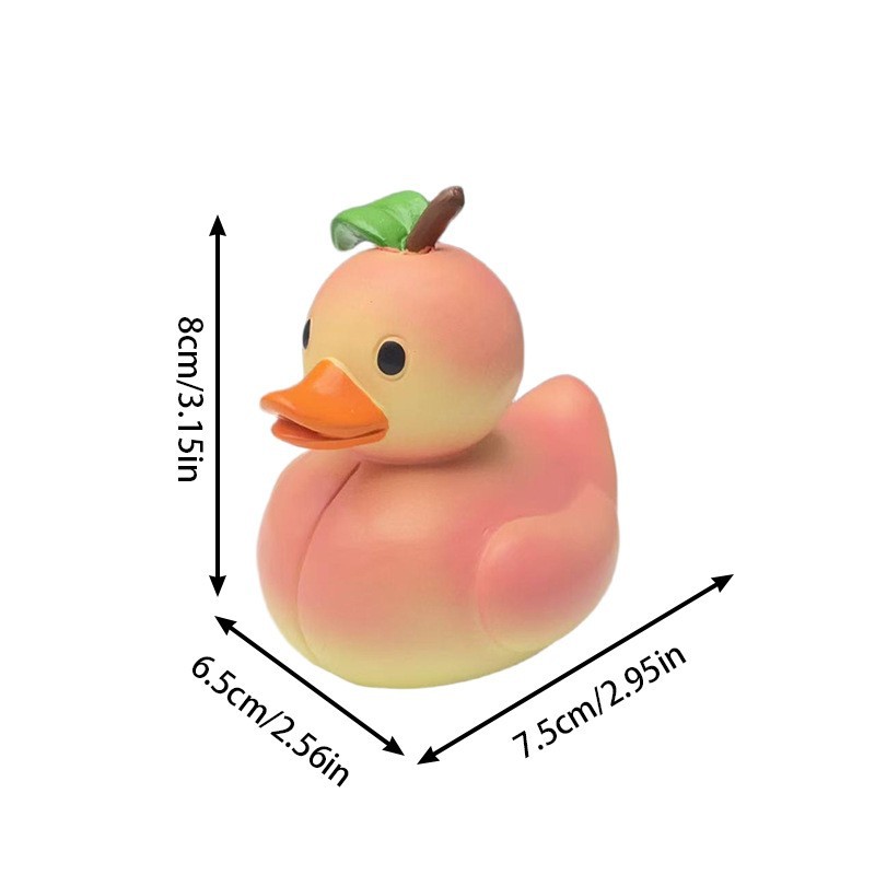 Pineapple Duck Resin Figurine, - огляд і ціна Art Craft Duck