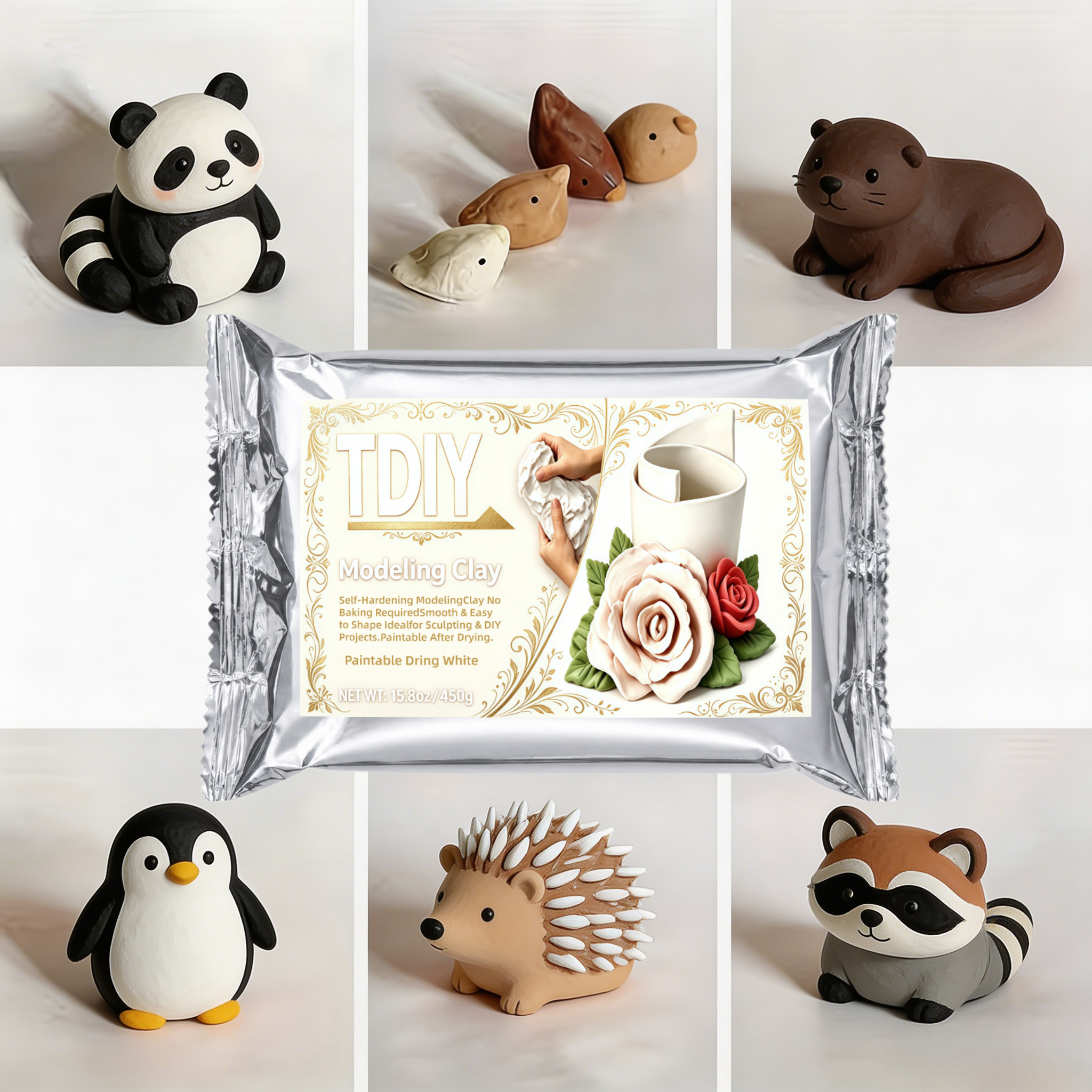 Smooth Air-Dry Clay, Modeling  - огляд і ціна Air Dry Clay