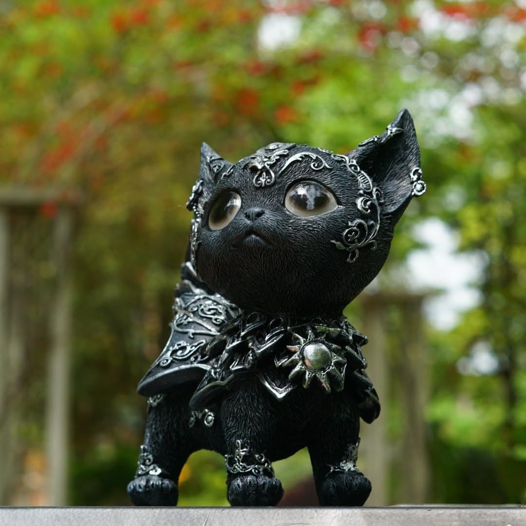 Mysterious Black Cat Resin Sta - огляд і ціна Art Craft Cat