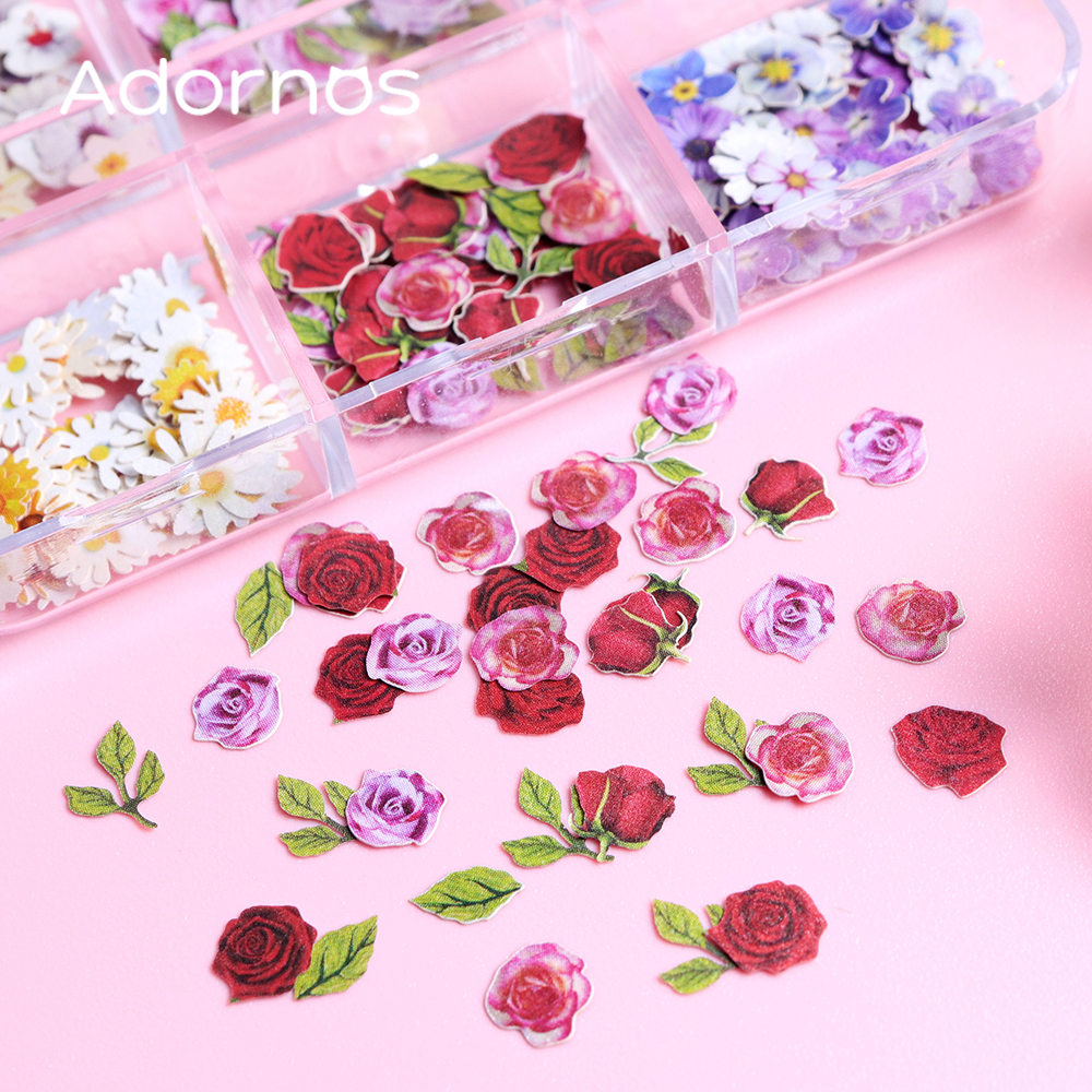 6 Grids Flowers Wood Pulp Chip - огляд і ціна Art Craft Leaves