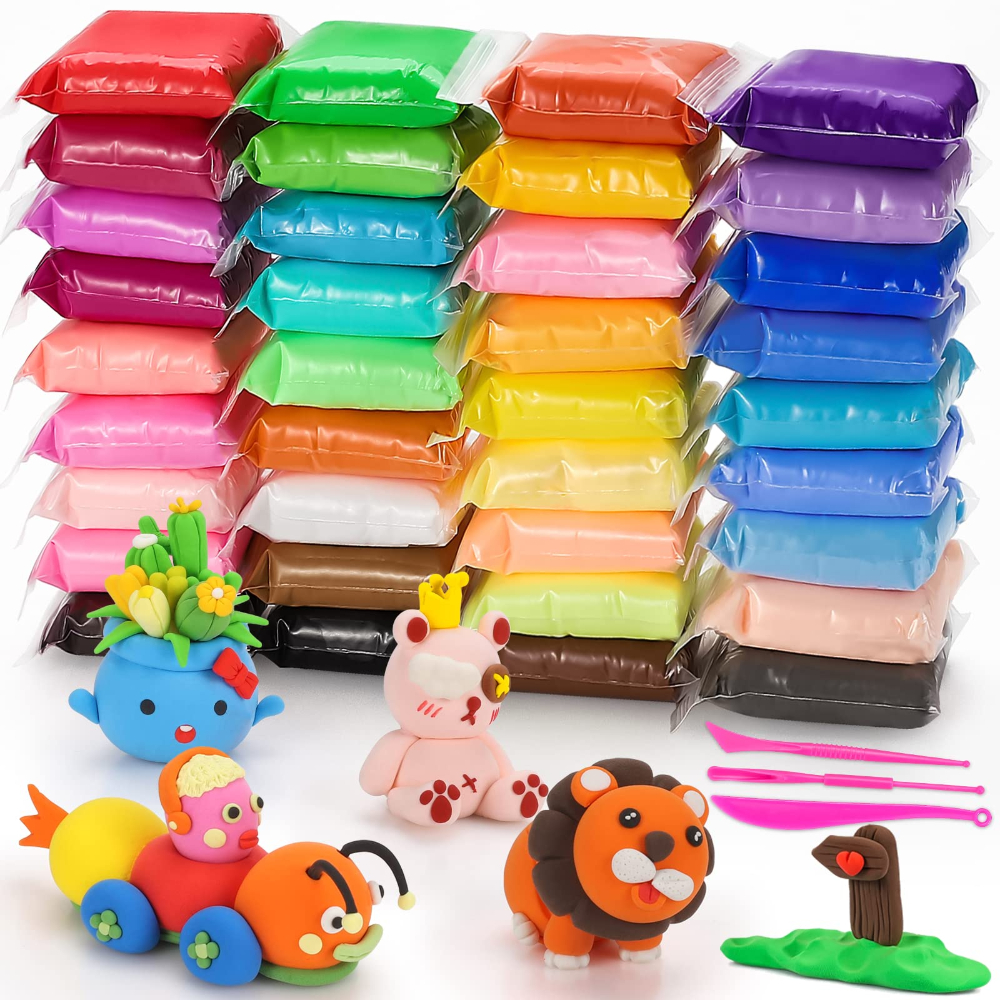 Air Dry Modeling Clay Kit Soft - огляд і ціна Air Dry Clay