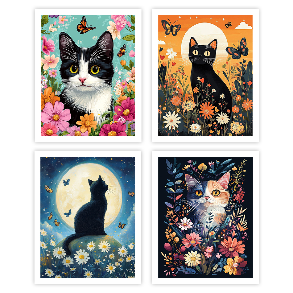 GATYZTORY Painting By Number D - огляд і ціна Art Craft Cat
