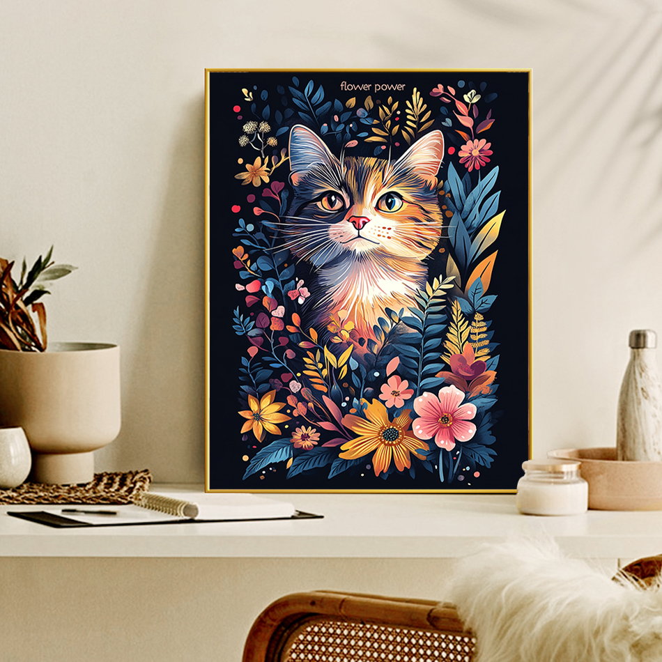 GATYZTORY Painting By Number D - огляд і ціна Art Craft Cat