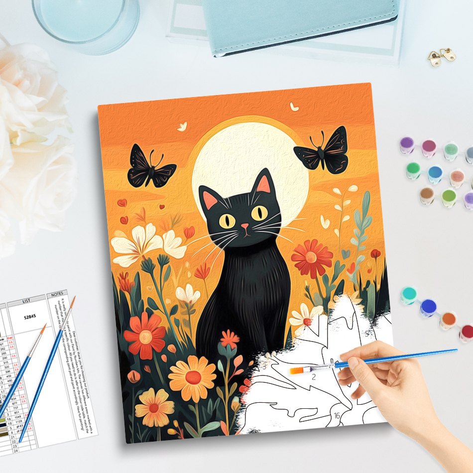 GATYZTORY Painting By Number D - огляд і ціна Art Craft Cat