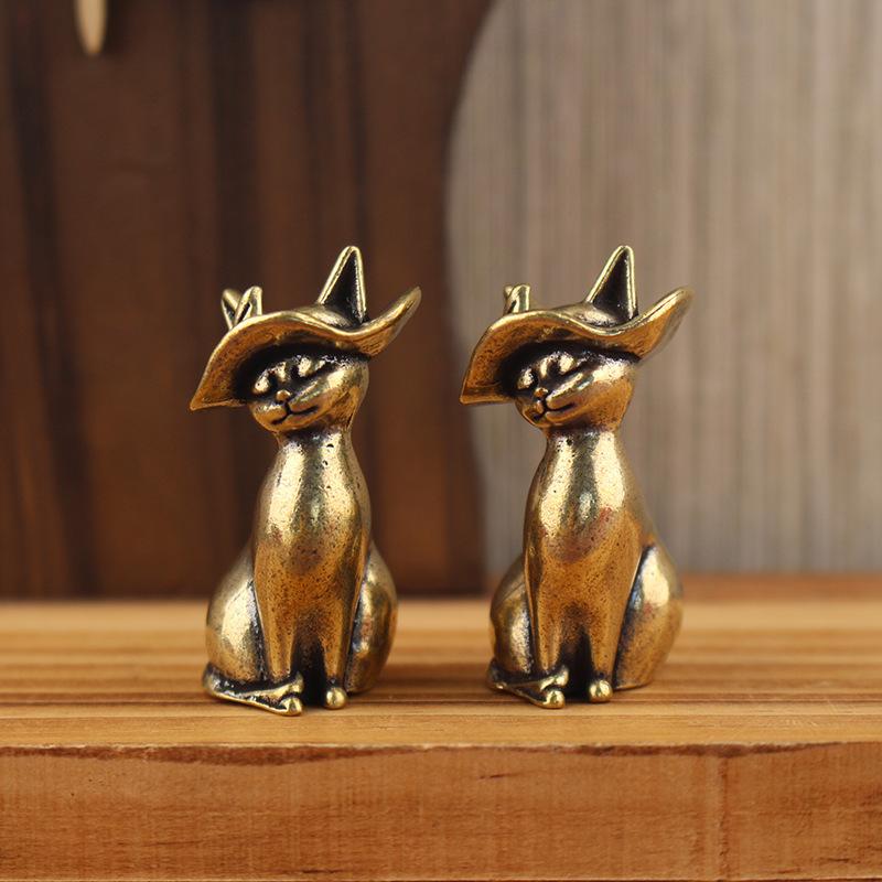 Solid Brass Princess Cat Statu - огляд і ціна Art Craft Cat