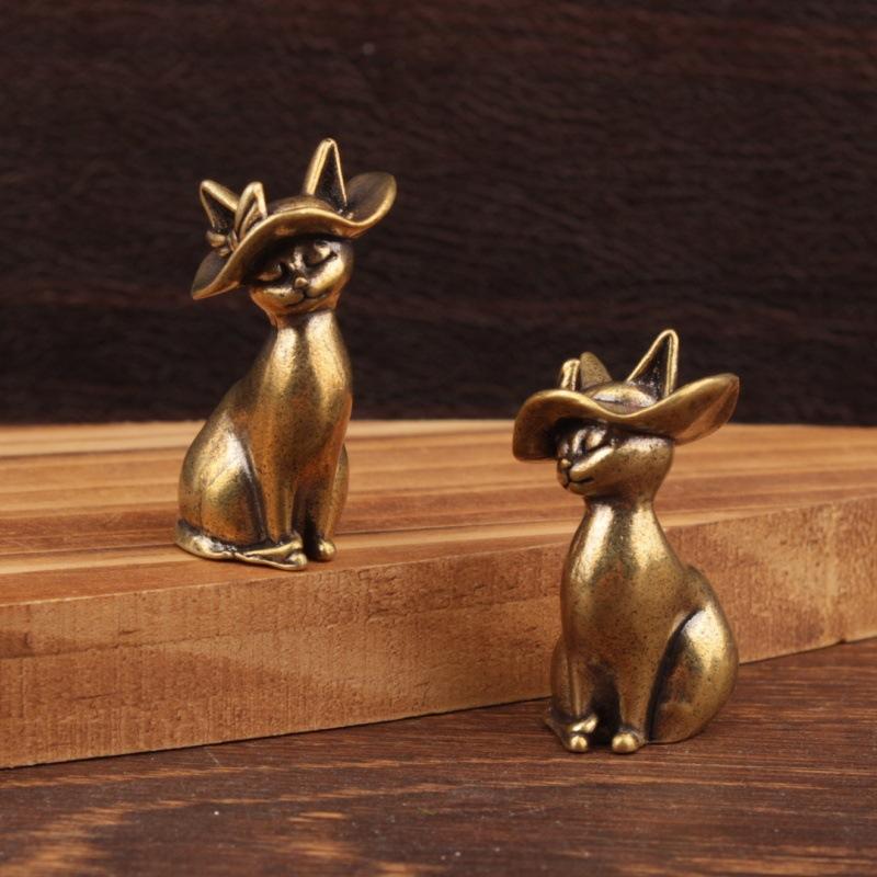 Solid Brass Princess Cat Statu - огляд і ціна Art Craft Cat