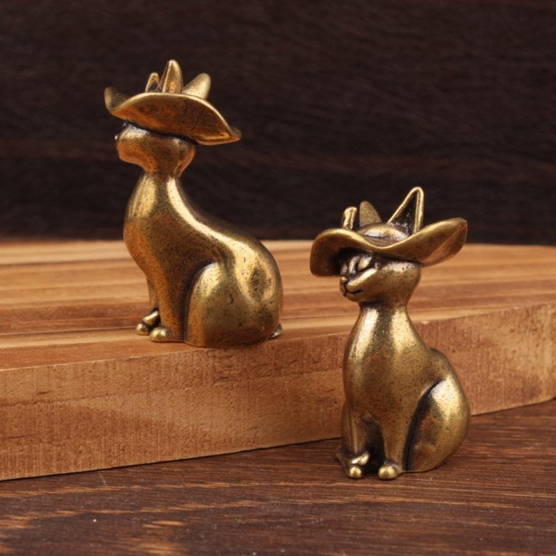 Solid Brass Princess Cat Statu - огляд і ціна Art Craft Cat
