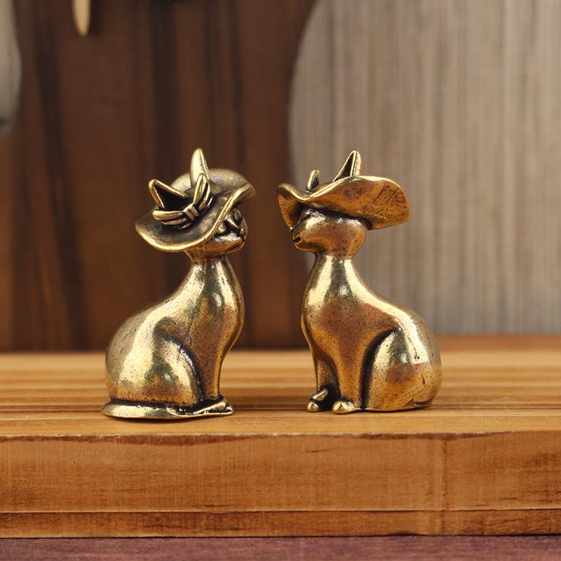 Solid Brass Princess Cat Statu - огляд і ціна Art Craft Cat