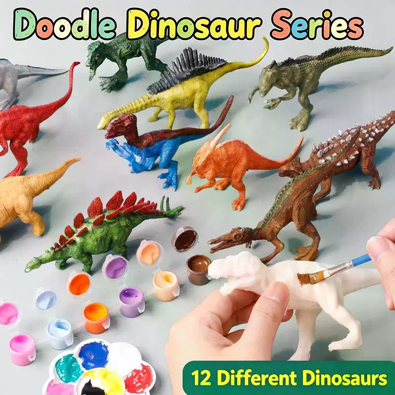 Dinosaur White Embryo Toy Set  - огляд і ціна Art Craft Dinosaur