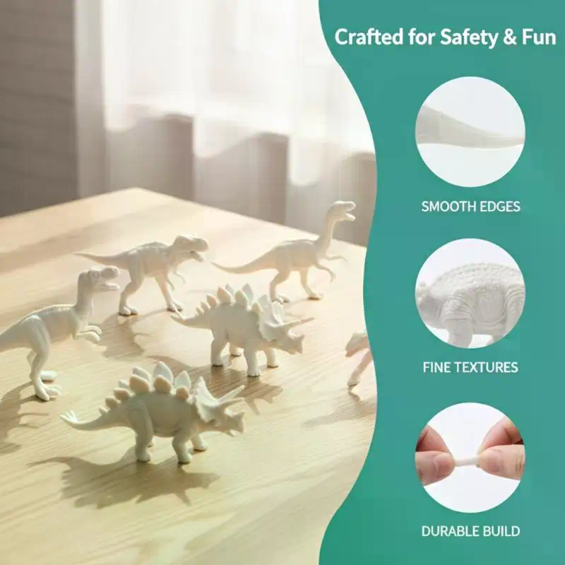 Dinosaur White Embryo Toy Set  - огляд і ціна Art Craft Dinosaur