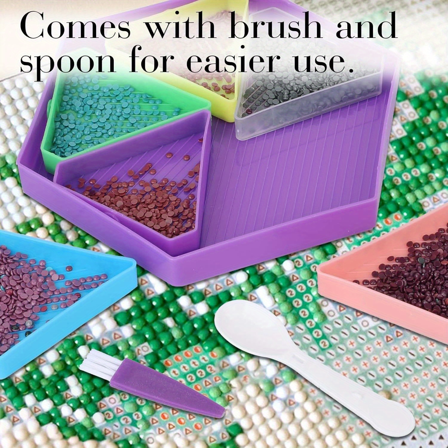 9PCS New Diamond Painting Tray - огляд і ціна Diamond Painting Kit