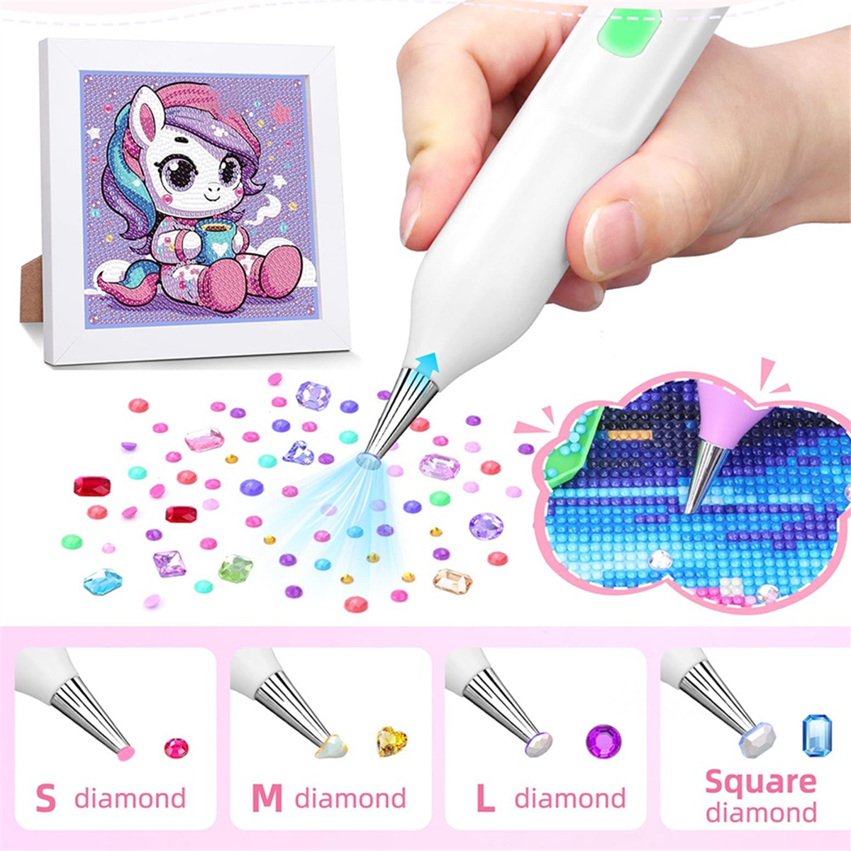 ABNJ Electric Diamonds Paintin - огляд і ціна Diamond Painting Kit
