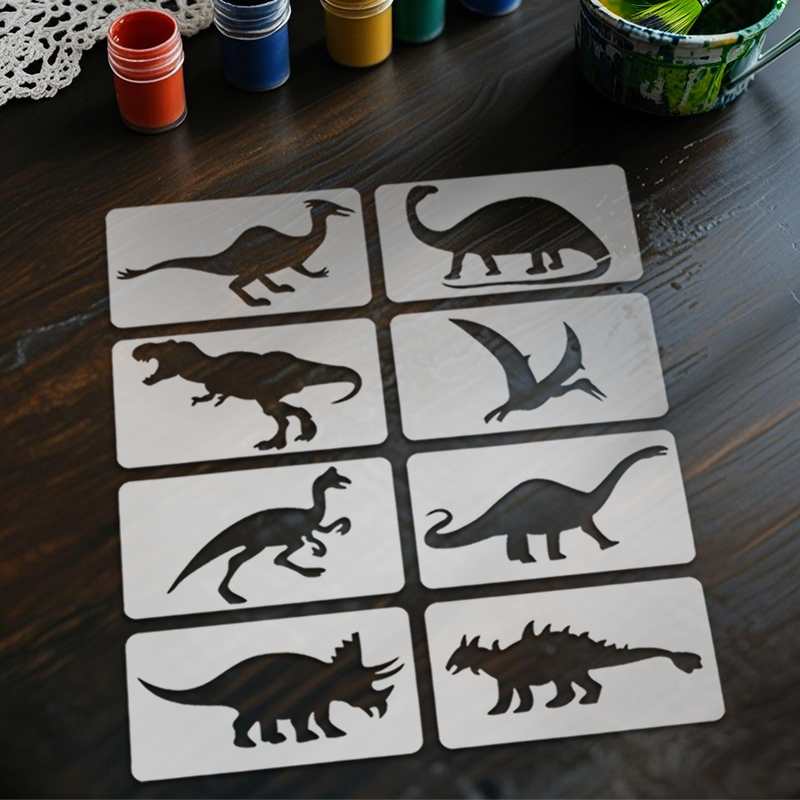 YOMDID 8pcs Dinosaur Drawing T - огляд і ціна Art Craft Dinosaur