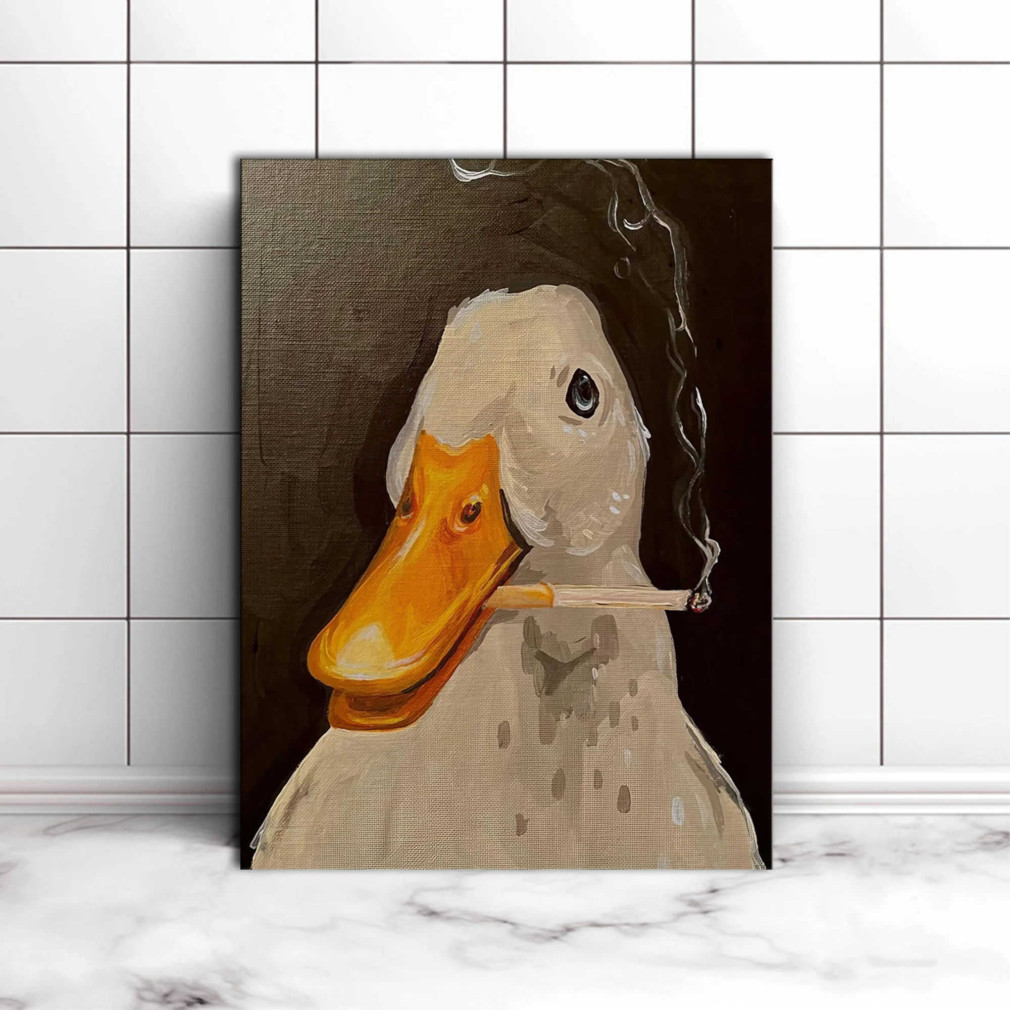 1pc frameless canvas painting  - огляд і ціна Art Craft Duck