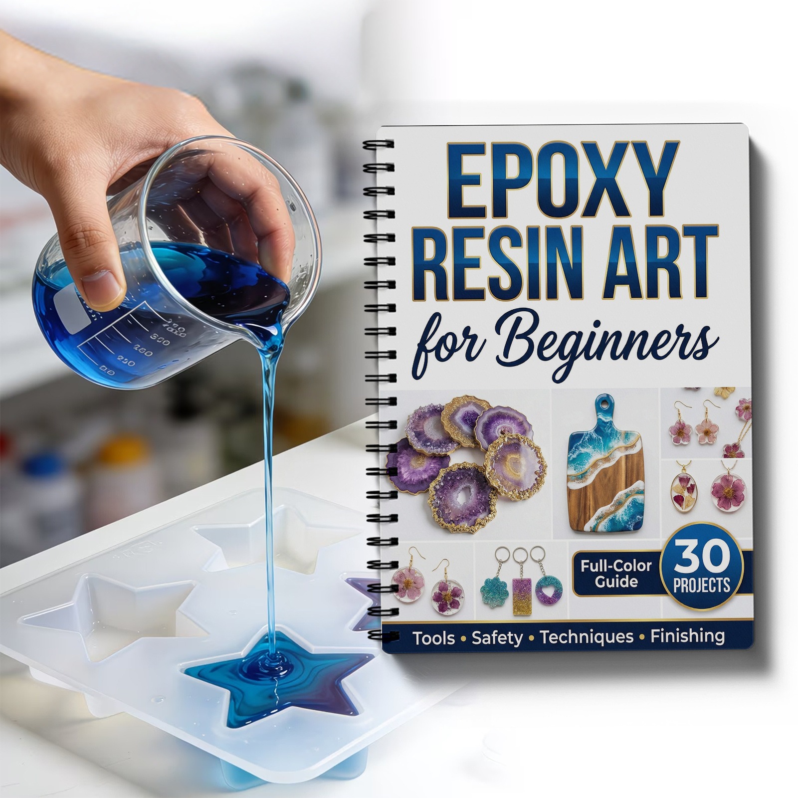 Epoxy Resin Art Book Guide Lea - огляд і ціна Art Craft Books