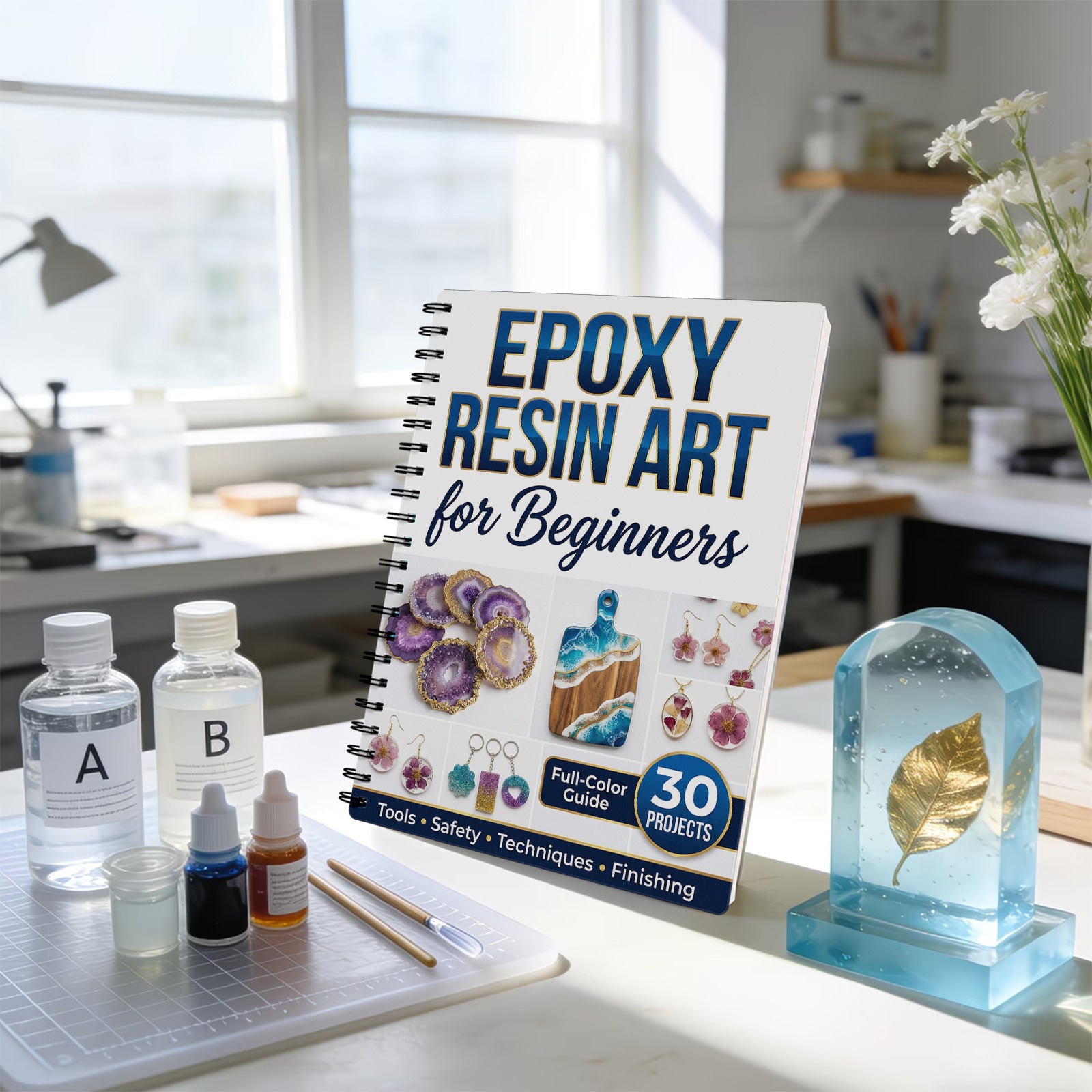 Epoxy Resin Art Book Guide Lea - огляд і ціна Art Craft Books