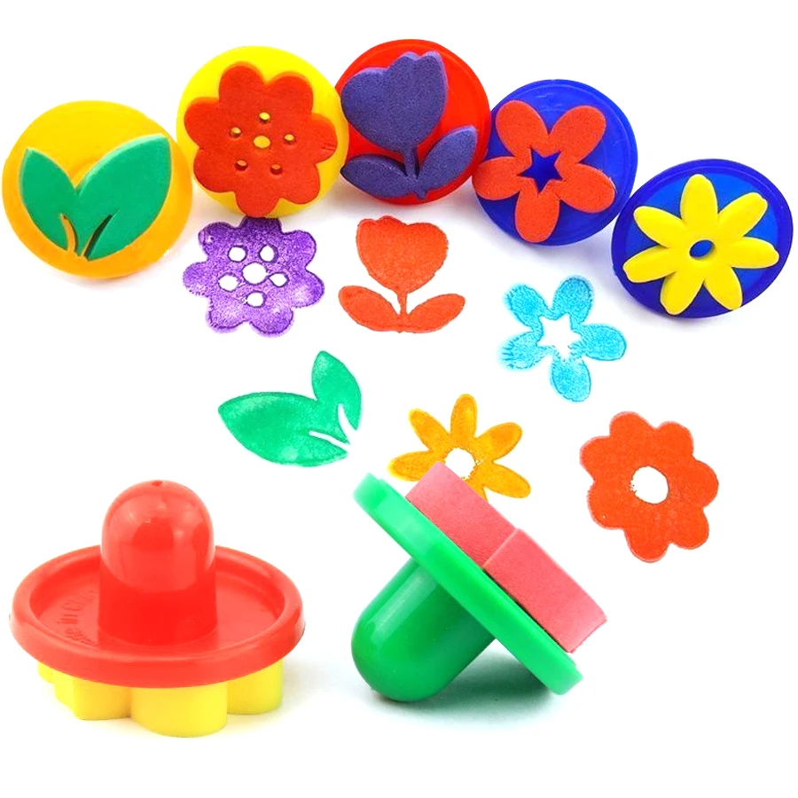 6pcs/set Flower Leaf Painting  - огляд і ціна Art Craft Leaves