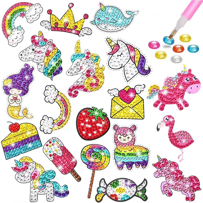 Make Diamond Stickers Kids 5D  - огляд і ціна Art Craft Ideas For Kids