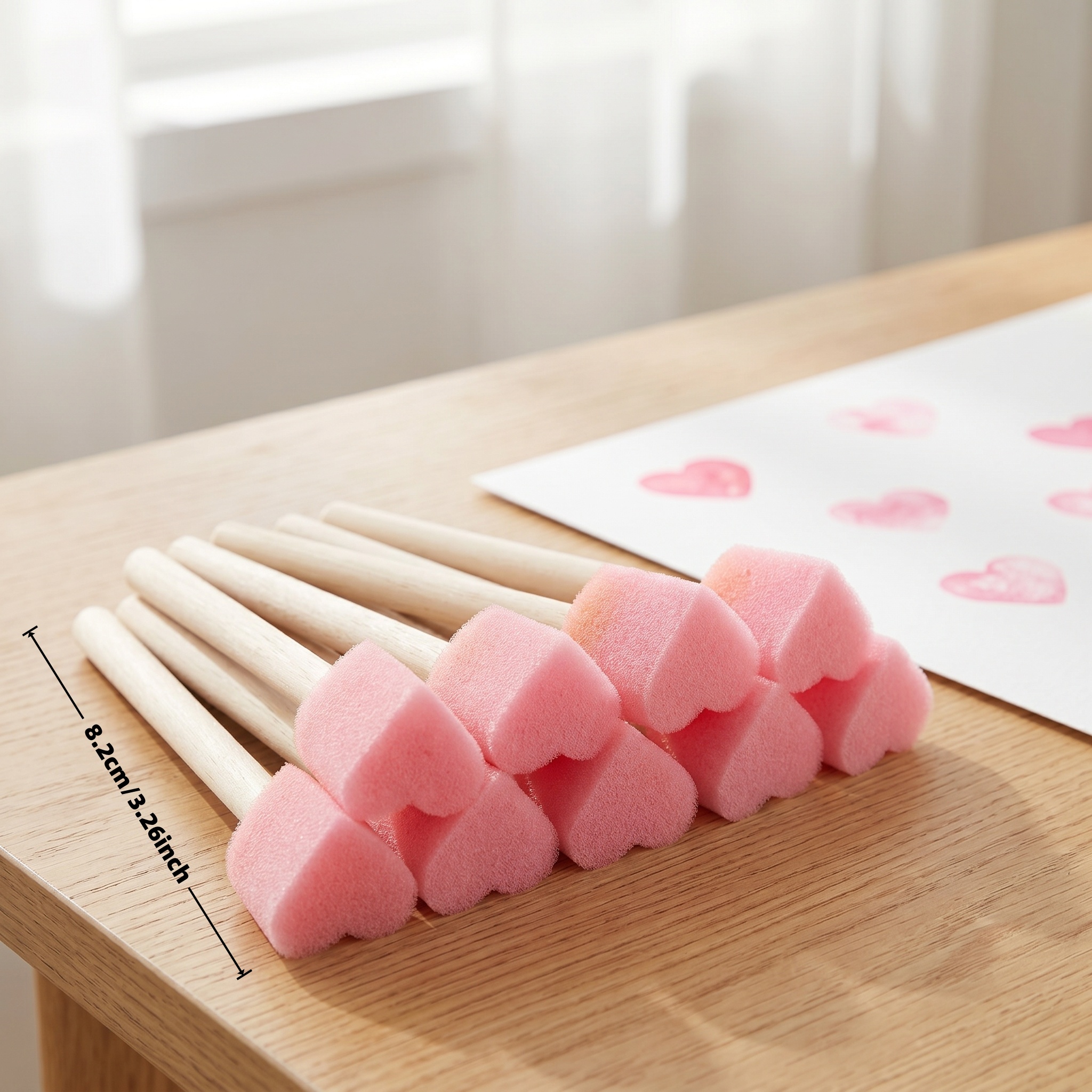 Heart Shape Sponge Painting Br - огляд і ціна Art Craft Love