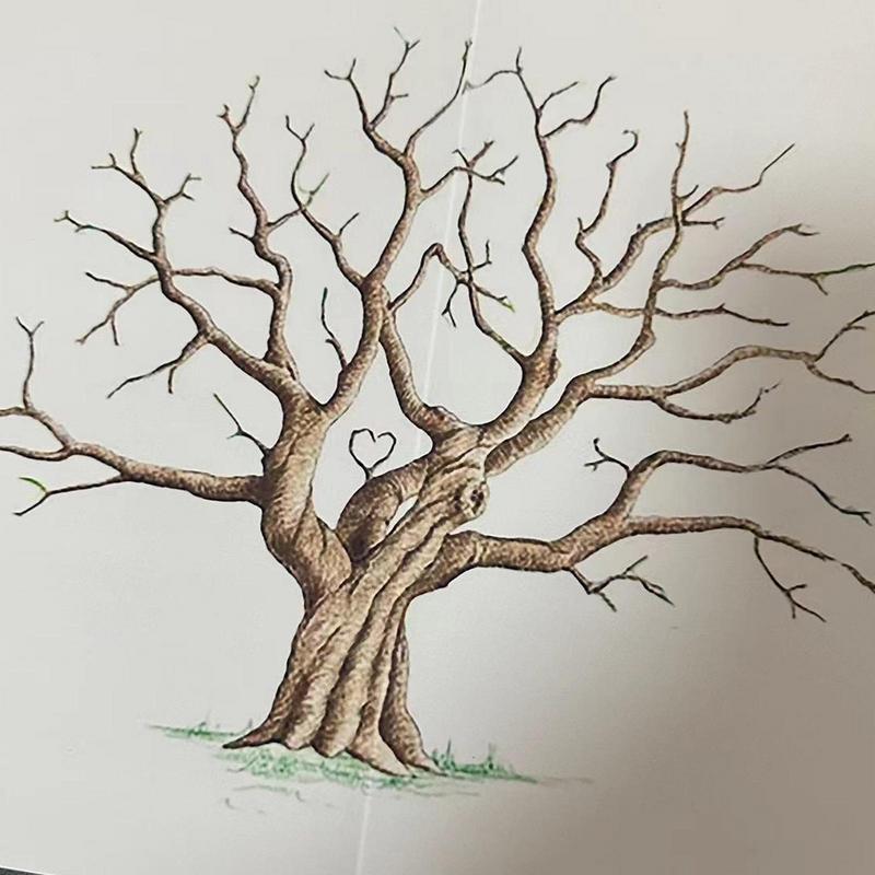 Wedding Fingerprint Tree Paint - огляд і ціна Art Craft Love