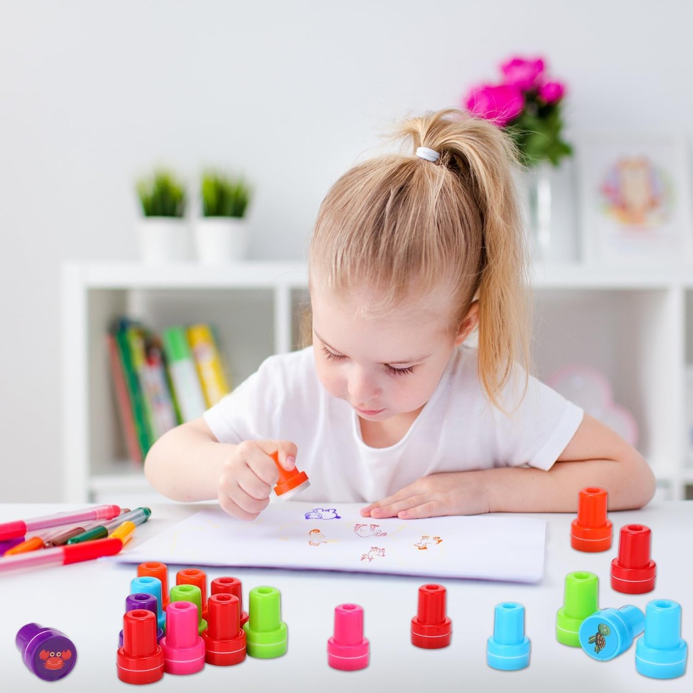 26Pcs Self Inking Stampers: Zo - огляд і ціна Art And Craft Zoo Animals