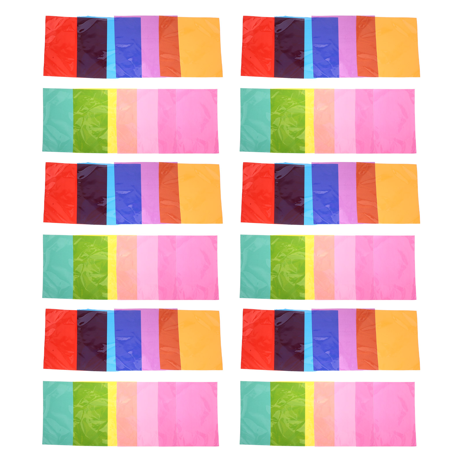 90Pcs Multi Colored Cellophane - огляд і ціна Art Craft Paper