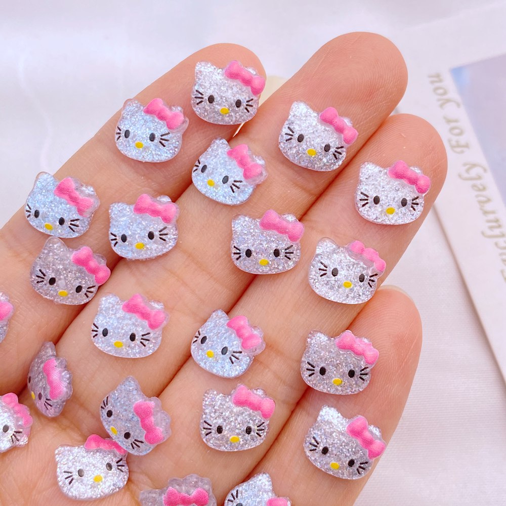 50 pieces of resin shiny mini  - огляд і ціна Art Craft Cat
