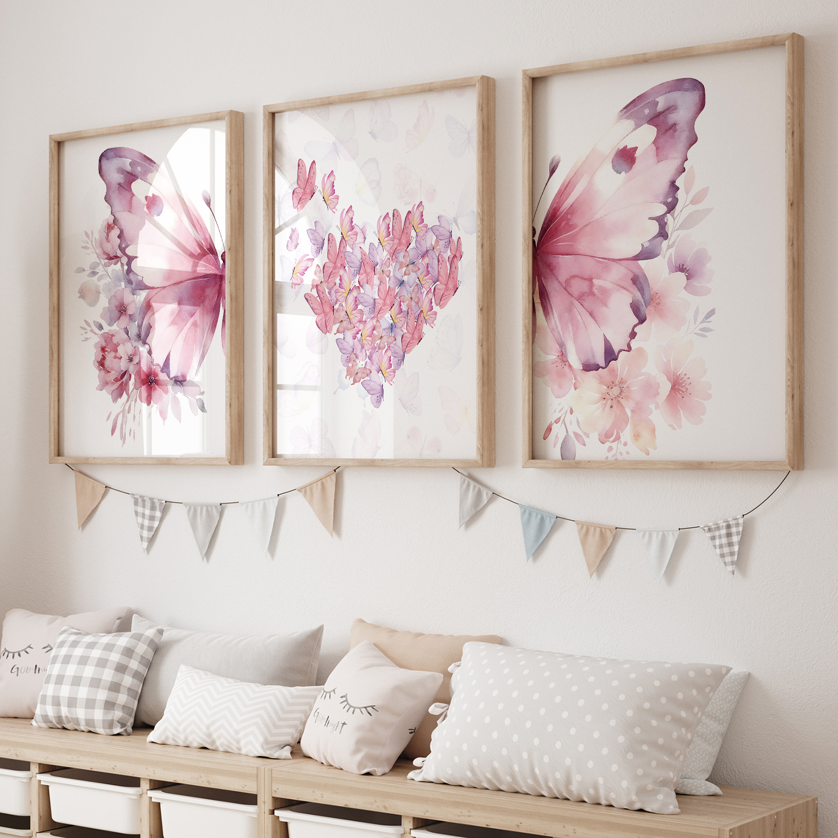 3pcs Cartoon Children Pink Lov - огляд і ціна Art Craft Love