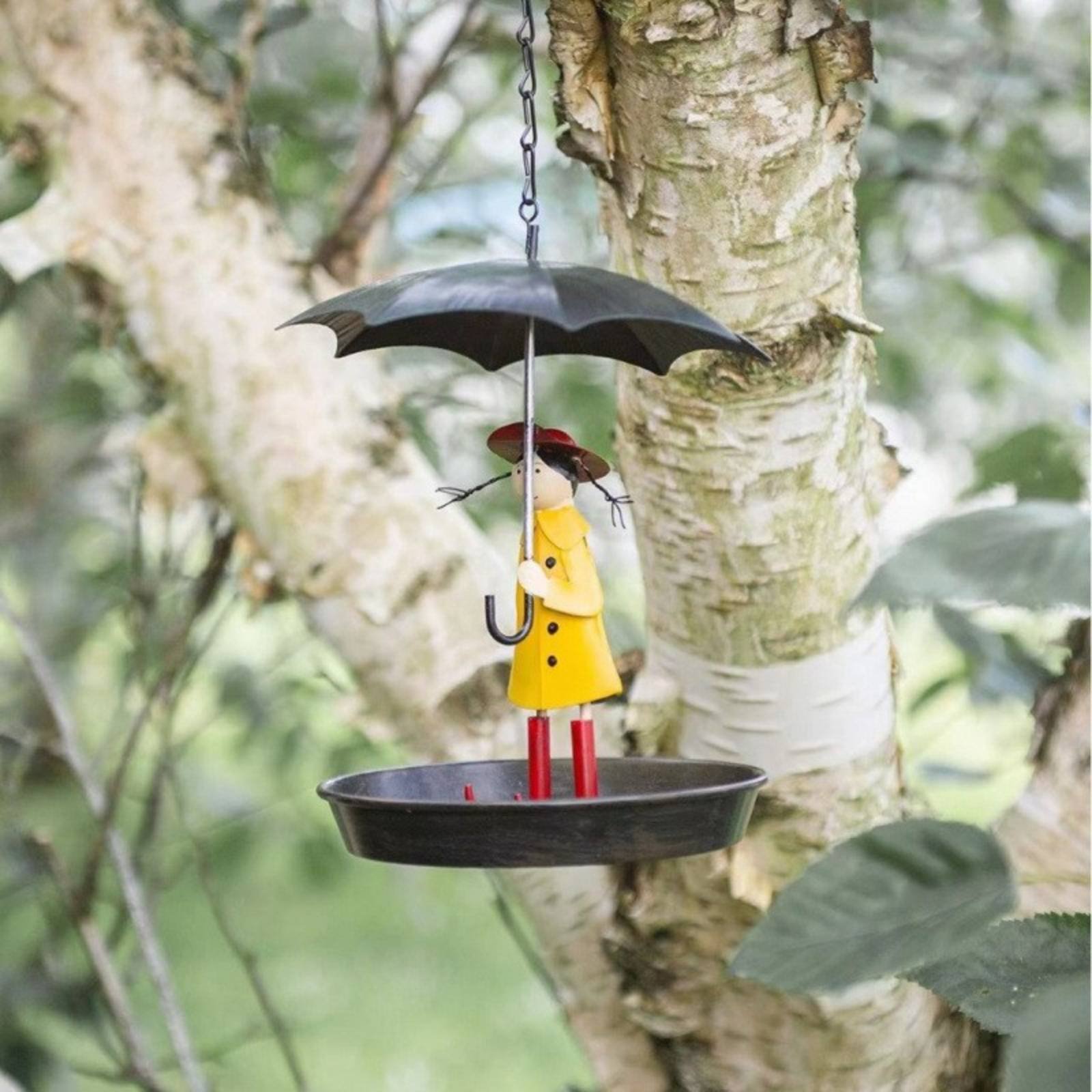 Girl with Umbrella Bird Feeder - огляд і ціна Art Craft & Architecture
