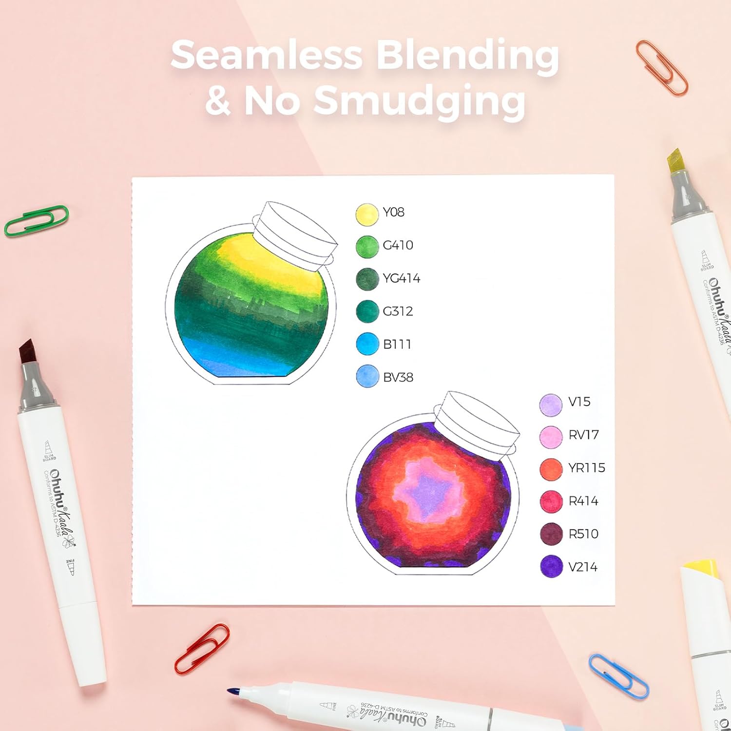 Alcohol Markers Set with Dual  - огляд і ціна Alcohol Ink Set