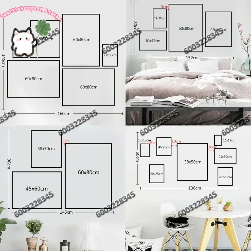 1PC Frameless Canvas Painting  - огляд і ціна Art Craft Love