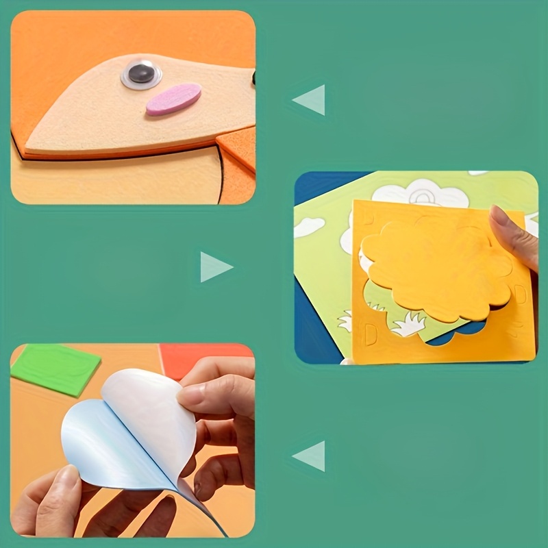 3D Stickers for Kids, Disposab - огляд і ціна Art Craft Kits For Kids