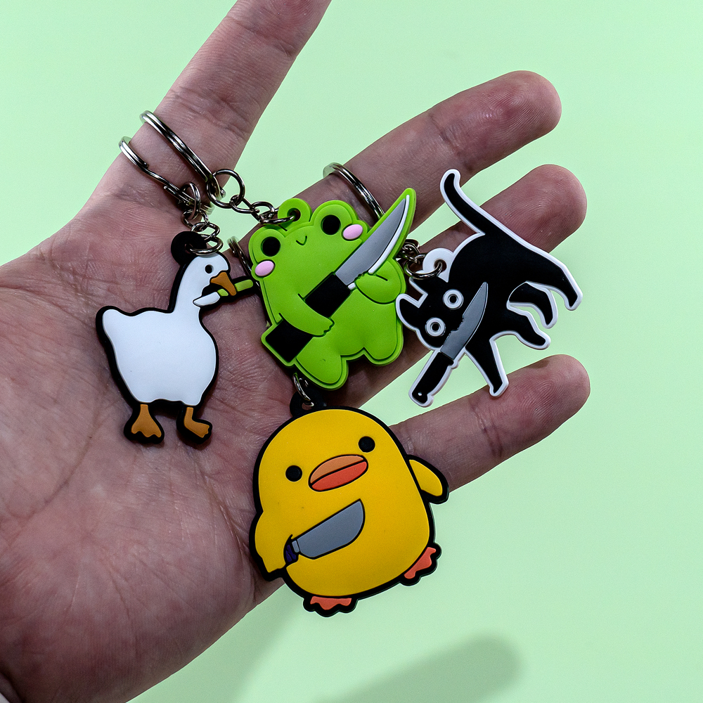 20PCS Cute Animal Keychain Kaw - огляд і ціна Art Craft Duck