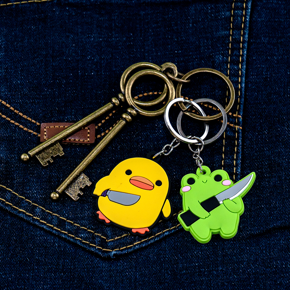 20PCS Cute Animal Keychain Kaw - огляд і ціна Art Craft Duck