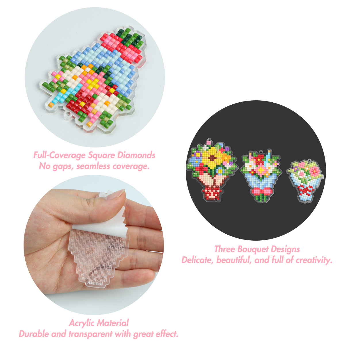 FOREVER YOUNG 3PCS Bouquet Acr - огляд і ціна Art Craft Kits For Kids