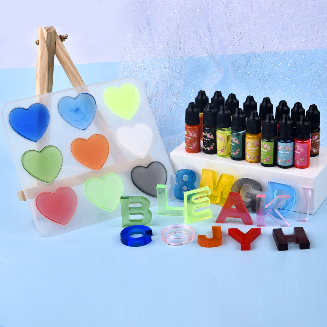 1 Set Resin Pigment Kit Art In - огляд і ціна Alcohol Ink Set
