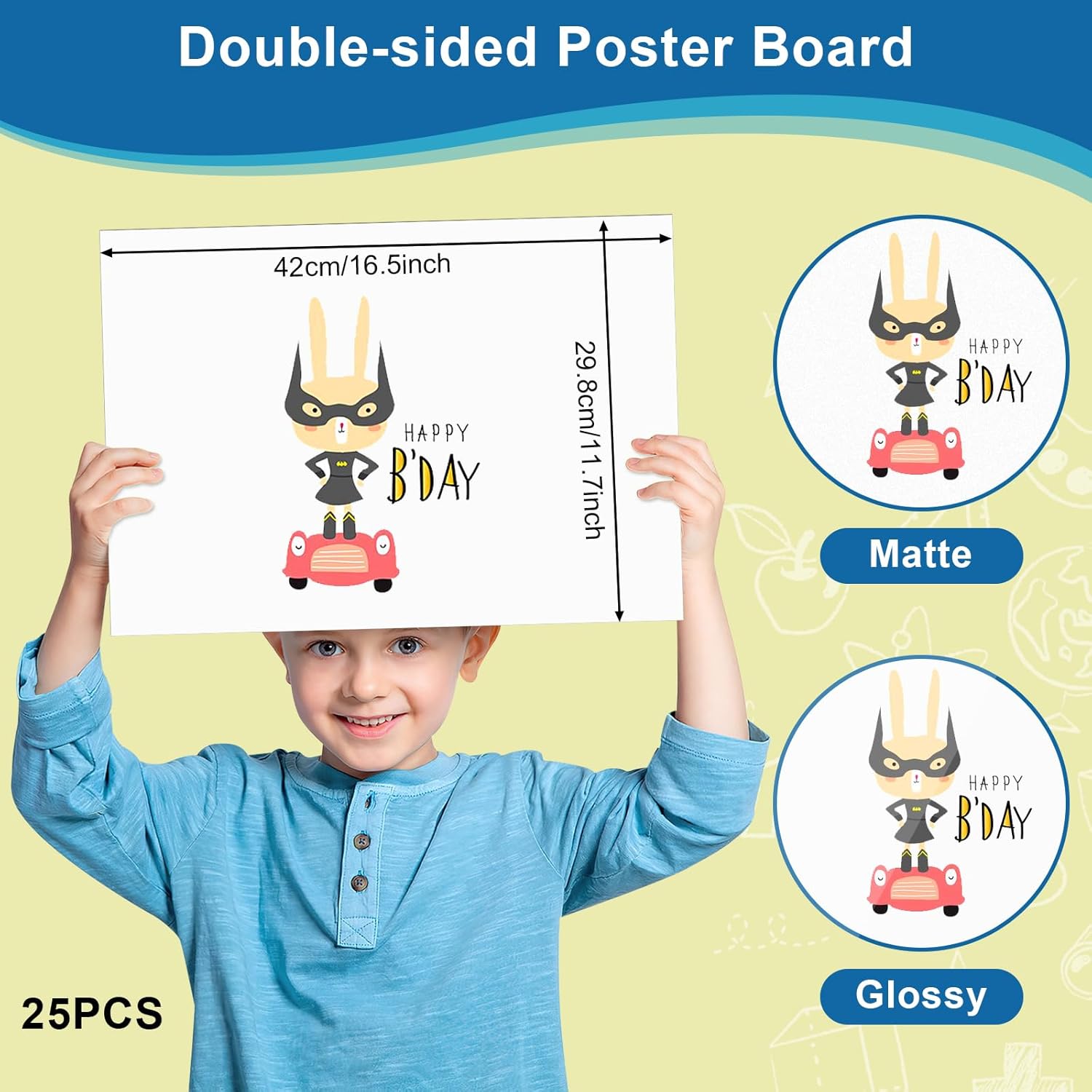 25 Pack White Poster Board 11. - огляд і ціна Art Craft Paper